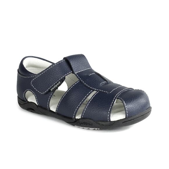 "Pediped Sydney Kids Sandals, Navy, Size 8.5US". MSRP 55 - Picture 8 of 9
